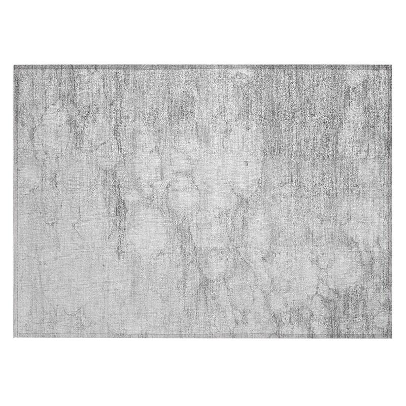 Machine Washable Indoor/ Outdoor Chantille Abstract Modern Rug