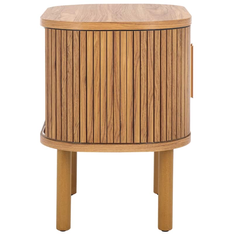 SAFAVIEH Home Tealla 2 Tambour Door Nightstand