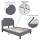 preview thumbnail 35 of 121, Tufted Platform Bed with 10 Inch Pocket Spring Mattress