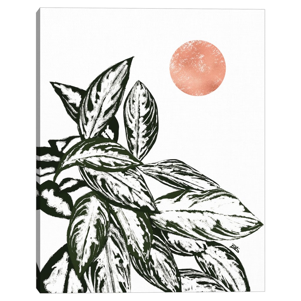 Calas 2 (rose gold) Canvas Art Print