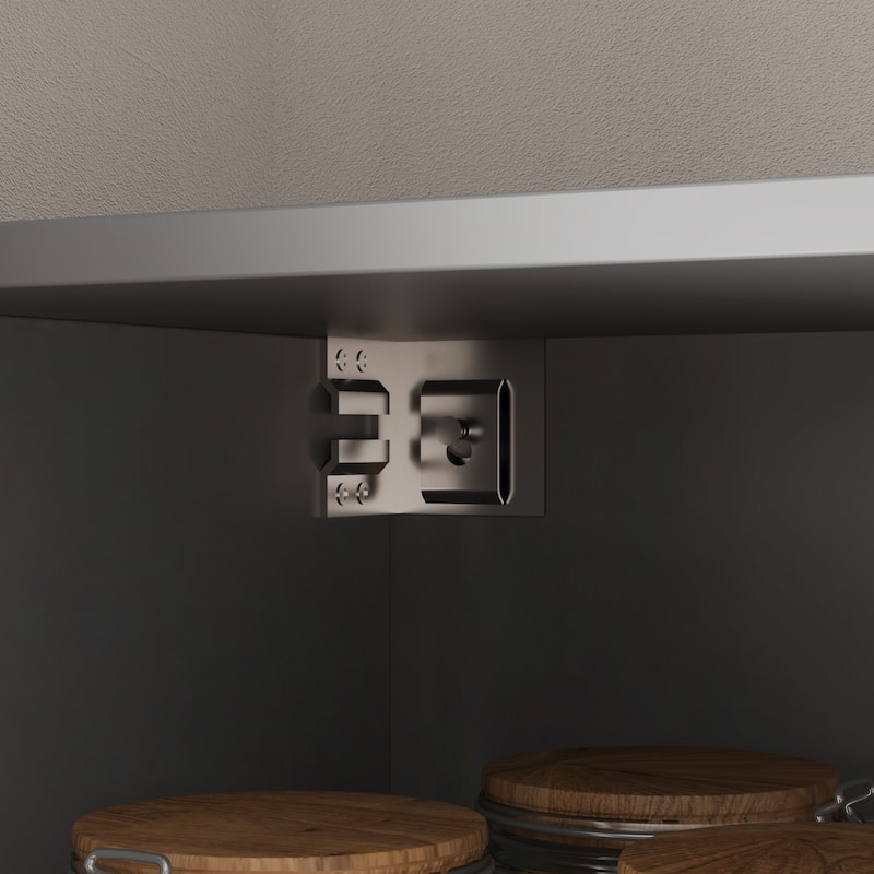 Storage Cabinet Kitchen Pantry Garage Wall Floor and Wall Cabinet Set
