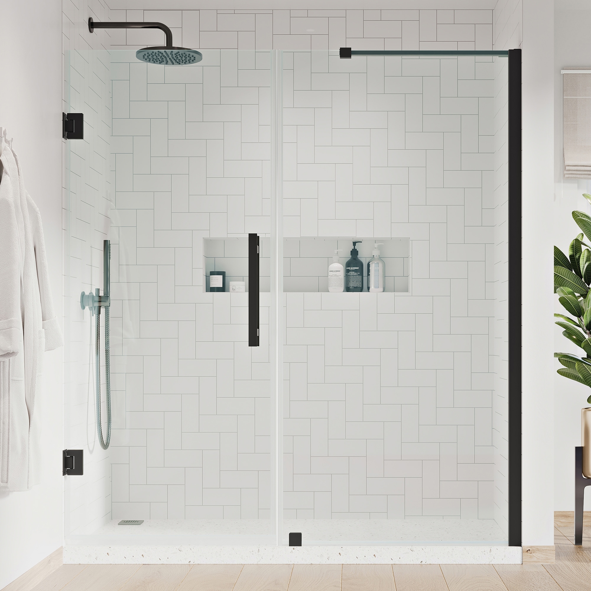 Lordear 37 x 13 Shower Niche Stainless Steel Bathroom Shelf Wall