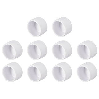 30pack PVC Pipe End Cap Plug Adapter Pipe Fitting Slip - White - Bed ...