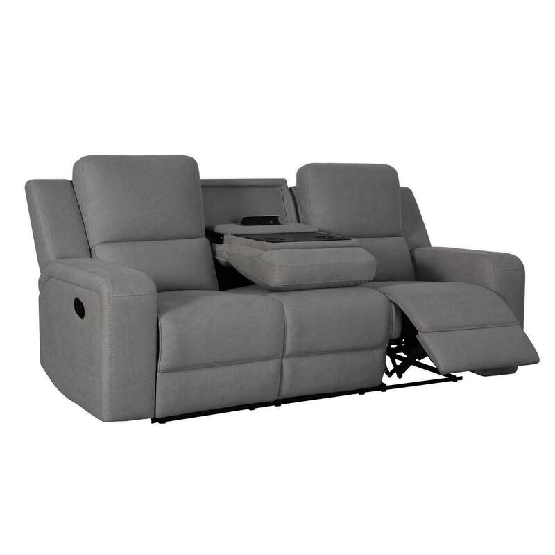 Margaret Fabric Manual Reclining Sofa