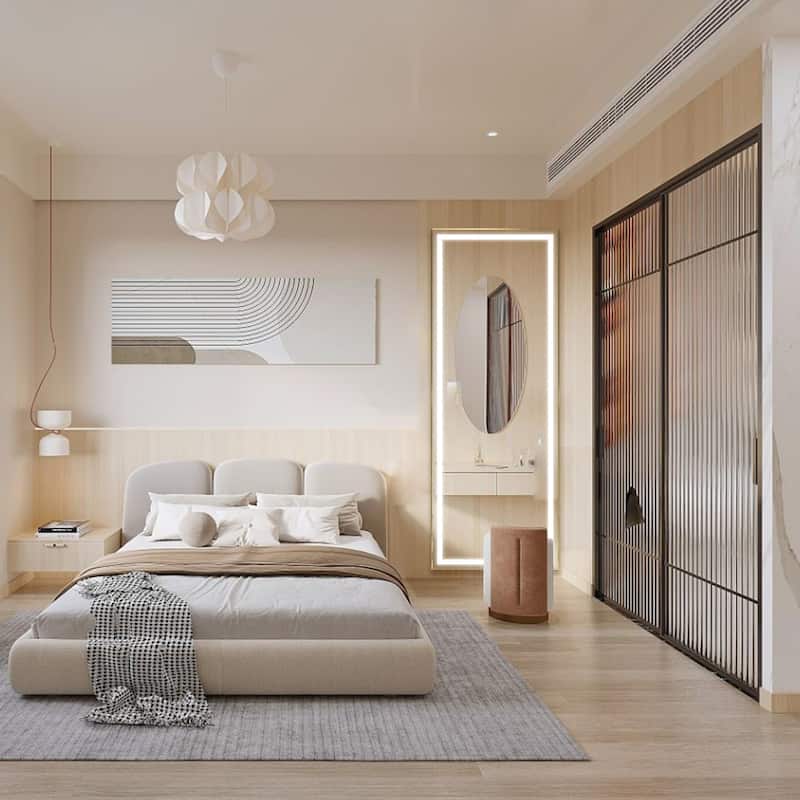 Mirror Full Length Floor Mirror Free Standing Dressing Mirror