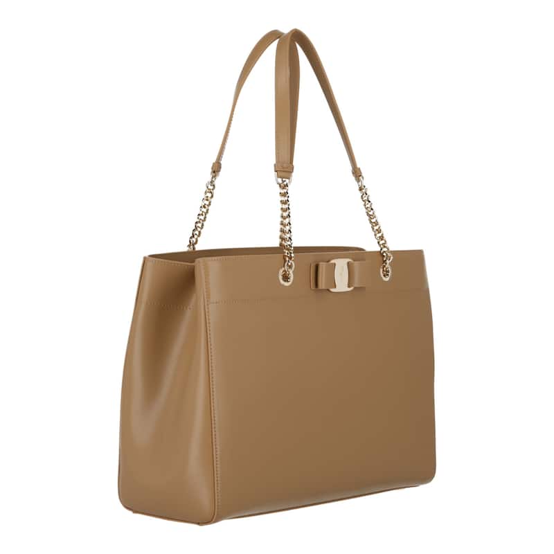 Ferragamo Vara Bow Smooth Leather Tote