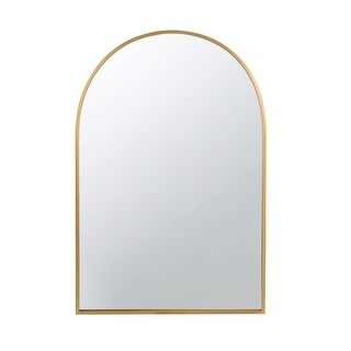 Rounded Top Arch Wall Mirror - 3' - Gold - Bed Bath & Beyond - 39192014