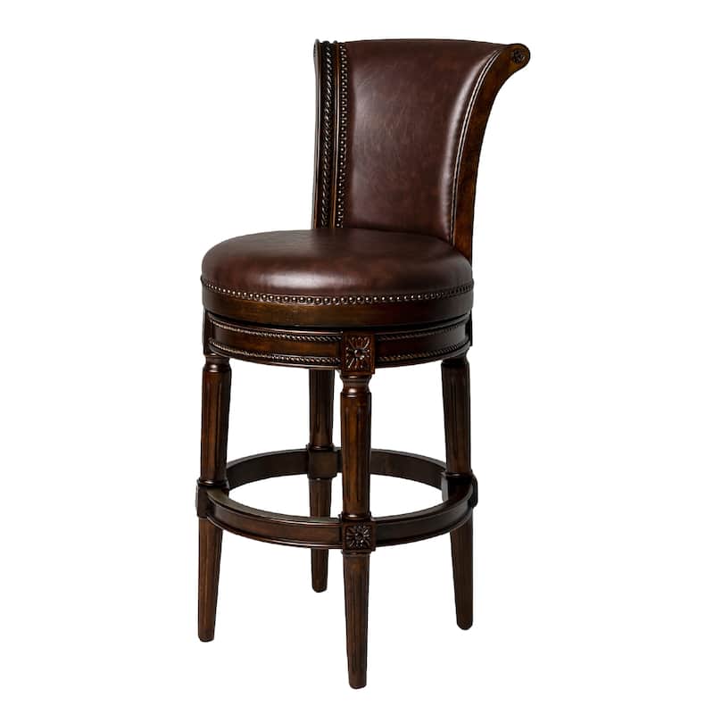 Maven Lane Pullman Swivel Kitchen Dining Stool
