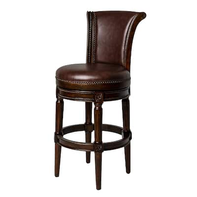 Maven Lane Pullman Swivel Kitchen Dining Stool