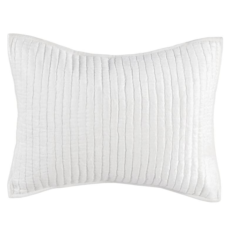 Dimitry Rayon Velvet Sham by Kosas Home - Cloud - Standard