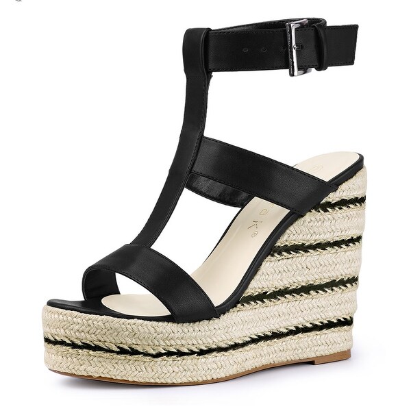 strappy espadrille platform sandals