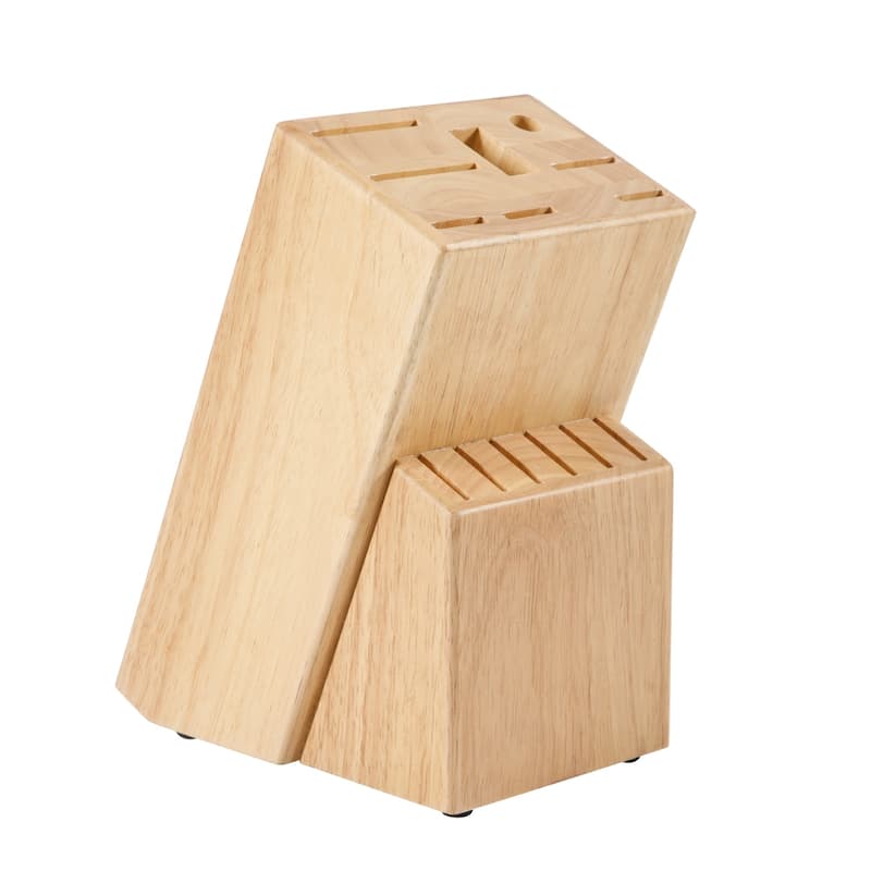 Martha Stewart 15 Piece Austenwood German Stainless Steel Cutlery Knife Block Set W/ Italian Olive Wood Forged Handle