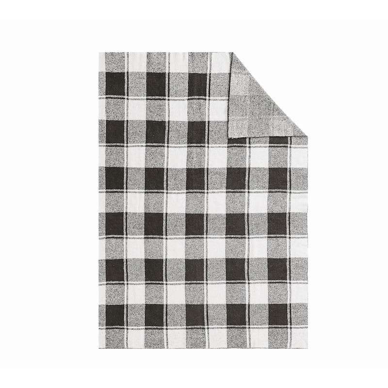 Brooklyn Loom Dusted Plaid 50x70 Throw