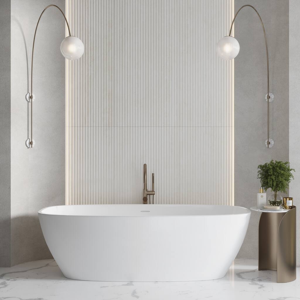 Terrain 24x48 Warm Beige Porcelain Large Format Fluted grooved Wall ...