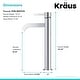 preview thumbnail 16 of 31, KRAUS Ramus Tall Single Handle 1-Hole Vessel Bathroom Faucet