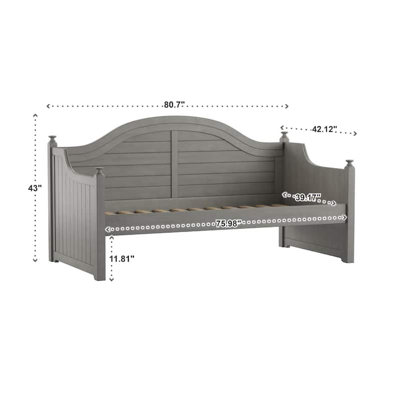 Addison Traditional Paneled Wood Daybed by iNSPIRE Q Classic