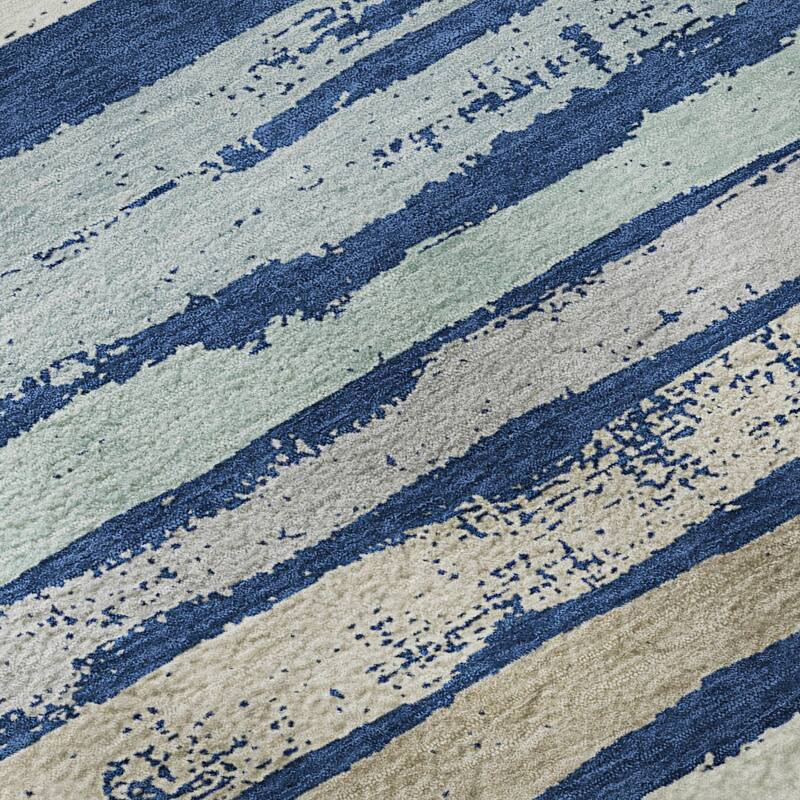 Premium Washable Super Soft Stripe Mayfield Rug