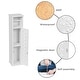 preview thumbnail 15 of 41, Toilet Paper Storage Cabinet with Dispenser Toilet Organizer - 7.2'L x 7.2"W x 29.9"H