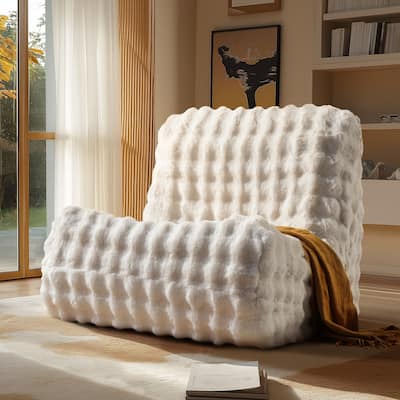OVIOS Luxury Plush Bean Bag Ultra-Soft Chair
