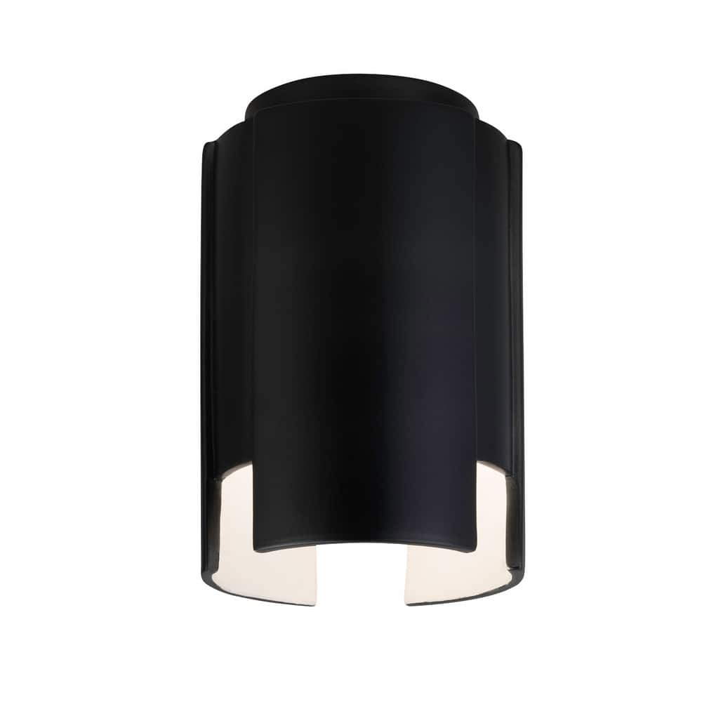 Justice Design Group Radiance Outdoor Stagger Ceramic Flush-Mount Light
