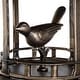preview thumbnail 9 of 13, Outsunny 3-in-1 Resin Free Standing Garden Pedestal Bird Bath Bowl Feeder Planter - Bronze
