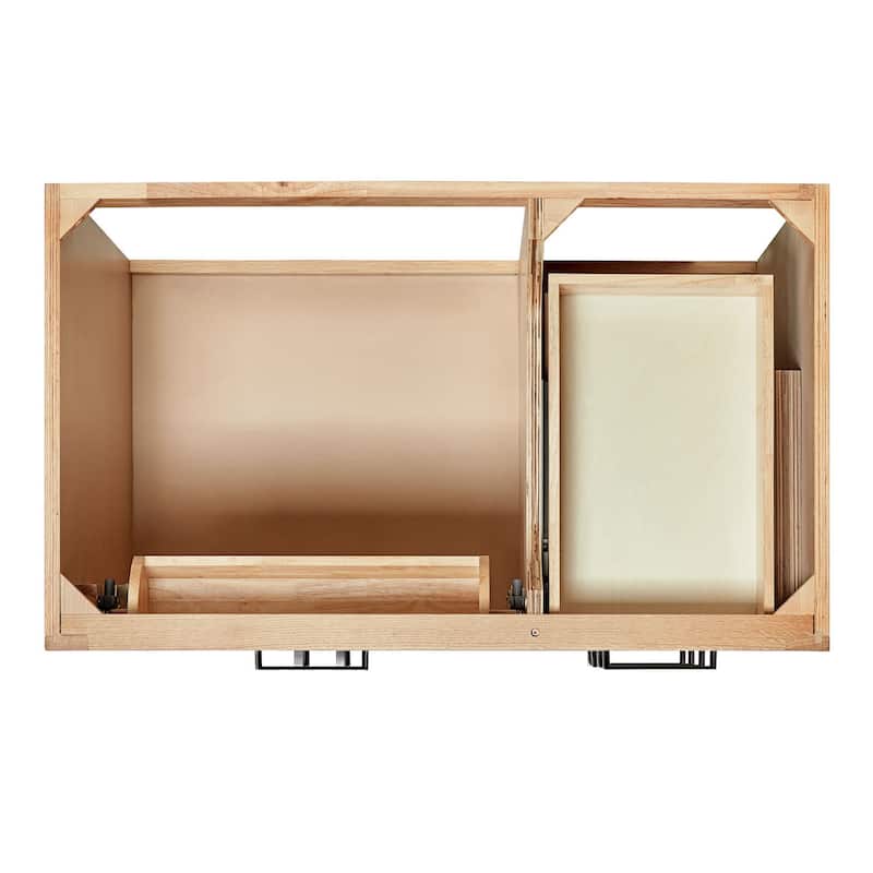 Ariel T036SLCQOVO Hepburn 36" Free Standing Single Basin Vanity Set