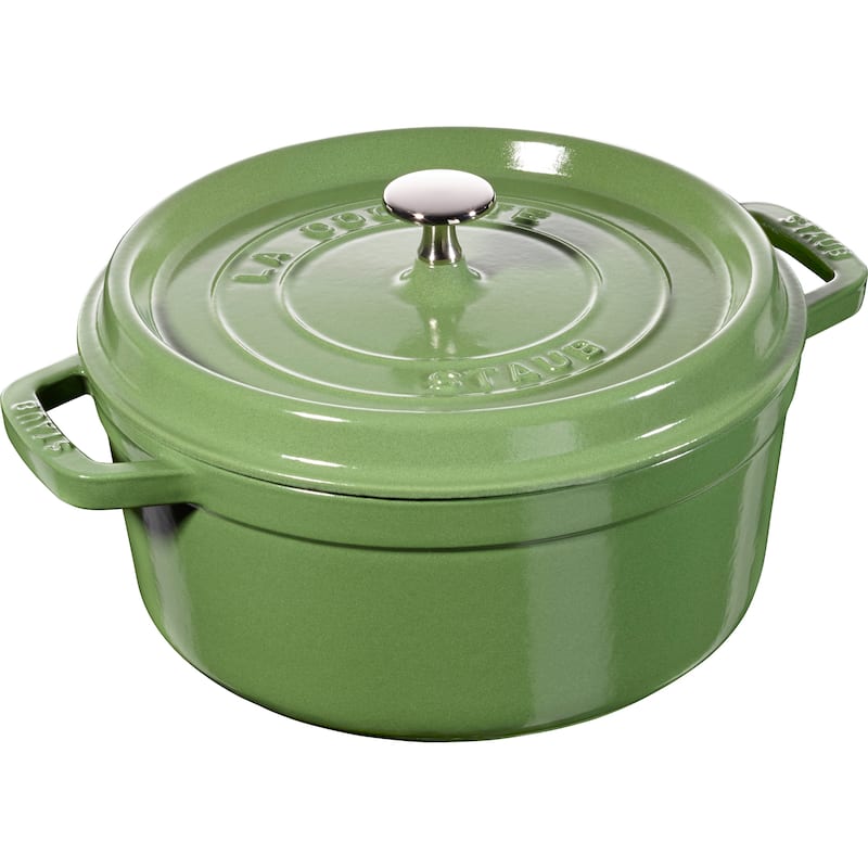 STAUB Cast Iron 4-qt Round Cocotte