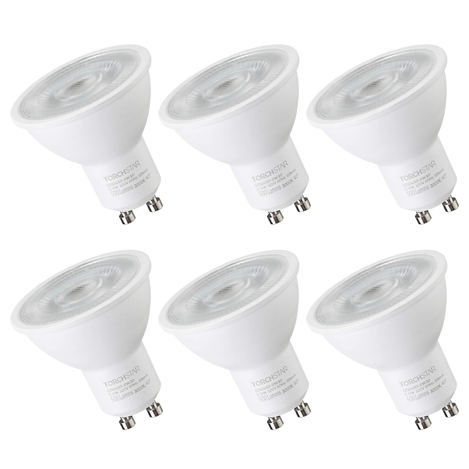 Cusco Certifikat kompromis MR16 GU10 LED Bulbs Dimmable, 50W Equivalent, 500 Lumens, 120V, 3000K - 6  Pack - Bed Bath & Beyond - 28881625