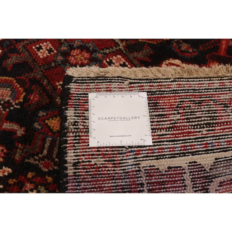 ECARPETGALLERY Hand-knotted Andelz Black Wool Rug - 3'5 x 11'5