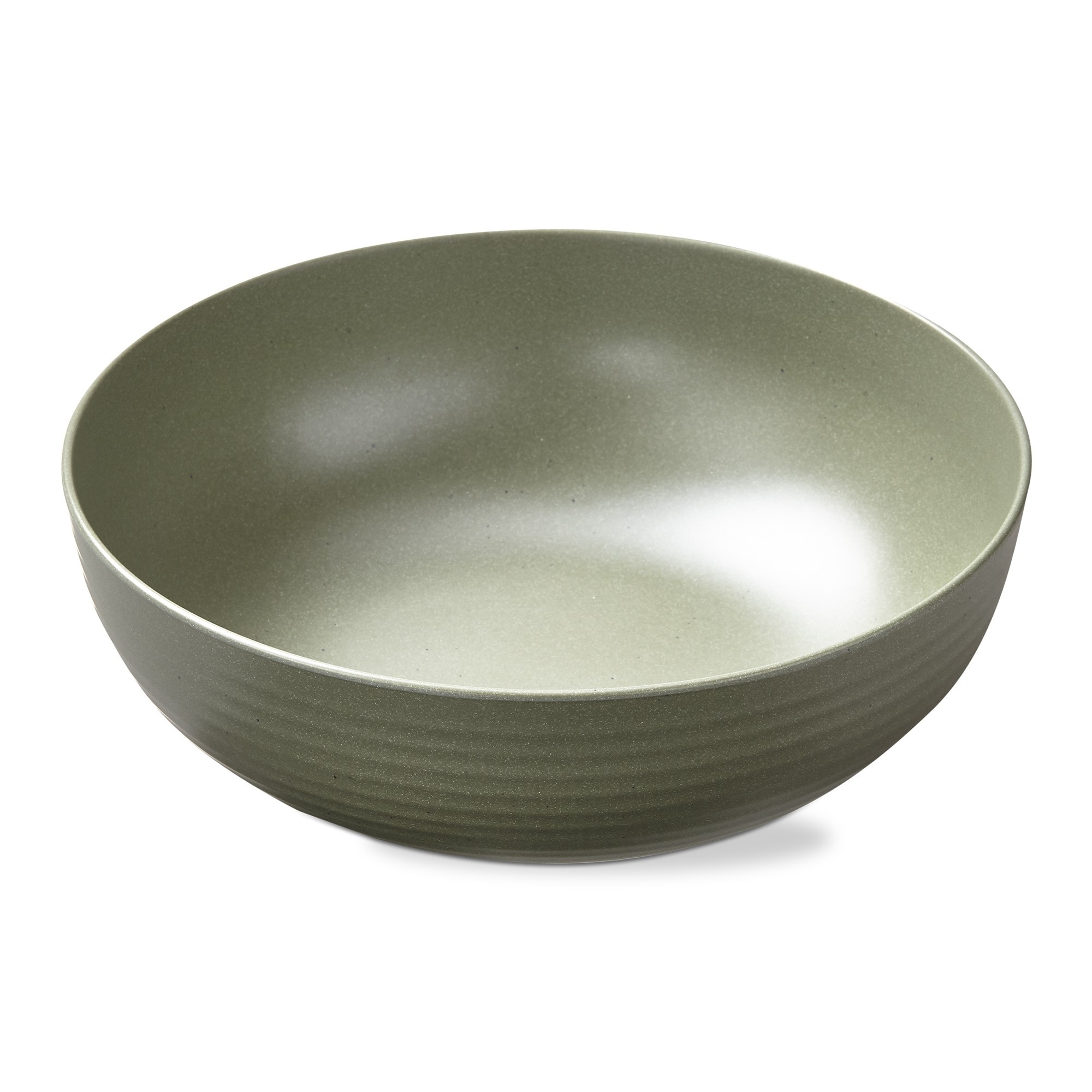 Green Brooklyn Melamine Plastic Dinning Serving Bowl Dishwasher Safe Indoor/Outdoor 12x12 inch Serving Bowl