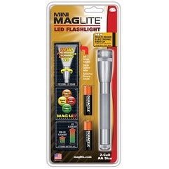 Maglite 2 AA Grey LED w/ Nylon Sheath