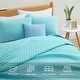preview thumbnail 50 of 65, 3-Piece Reversible Ultra Lighweight Coverlet Premium Microfiber Quilt Set