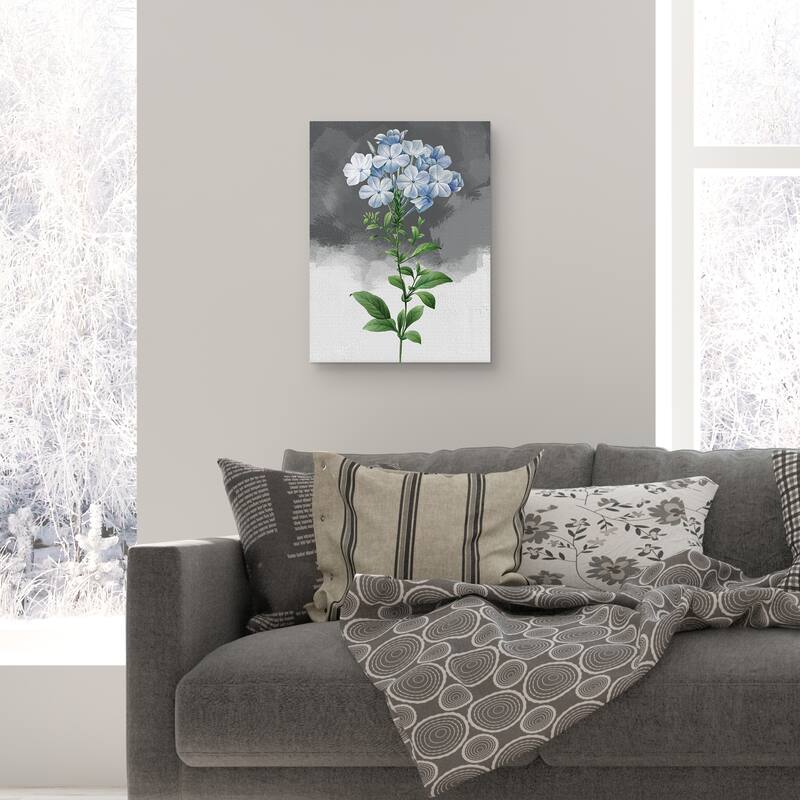 Plumbago Grey Canvas Art Print