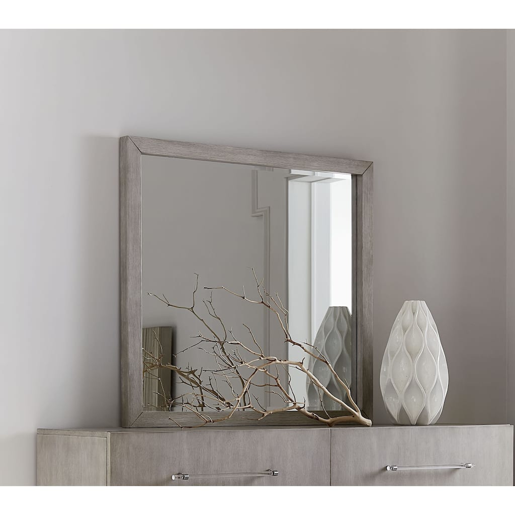 Argento Dresser Mirror in Misty Grey - 37" x 40" x 2"