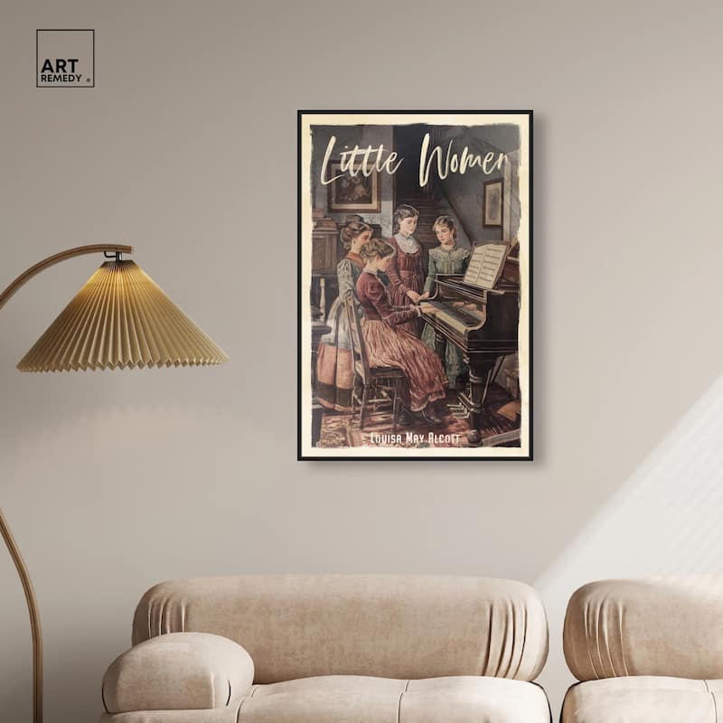 Little Women Canvas by Art Remedy