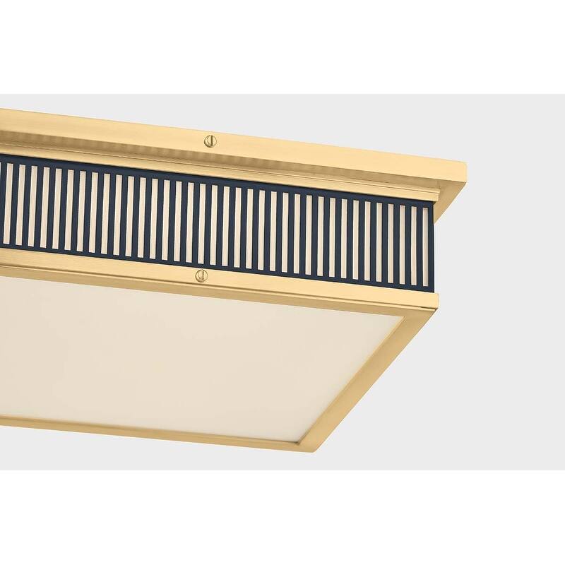 Hudson Valley Lighting MDS1900 Ashdown 14" Wide LED Flush Mount Square