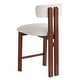 preview thumbnail 18 of 23, Christopher Knight Home - Ava Stylish Upholstered Round Counter stool with Low Back (Set of 2) - 21''L x 20''W x 38''H
