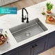 preview thumbnail 84 of 89, KRAUS Dex Stainless Steel Single Bowl Undermount Kitchen Bar Sink