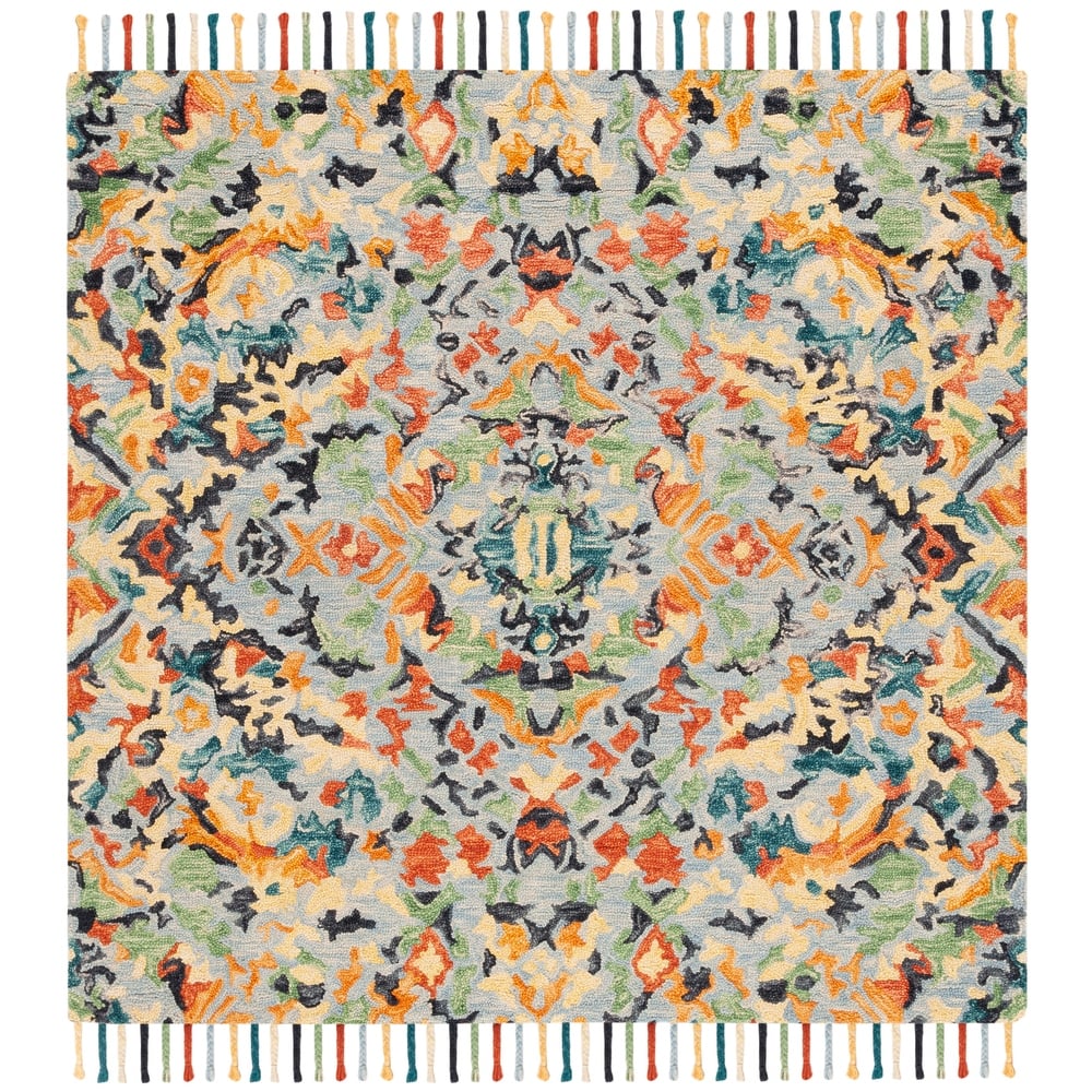 SAFAVIEH Handmade Blossom Seoung Modern Floral Wool Rug