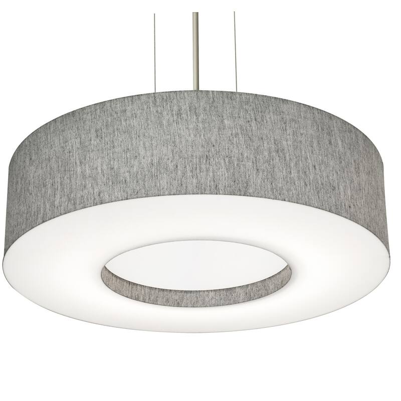 AFX MCP1932MB-GY Montclair 3 Light 20" Wide Suspension Pendant - Satin Nickel