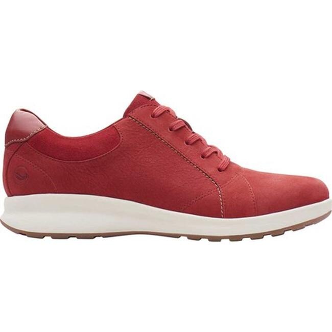 clarks un adorn lace red