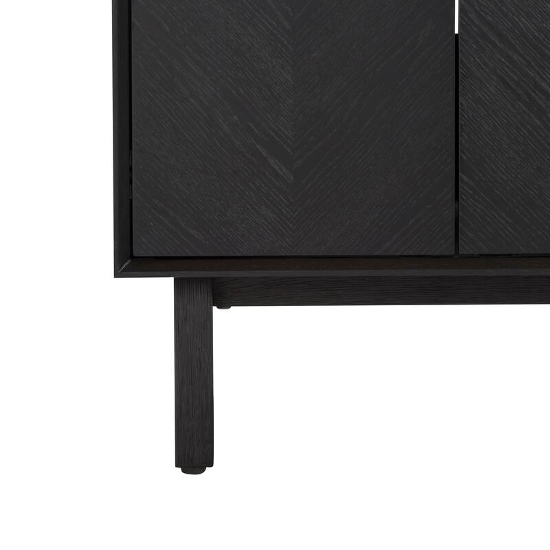 Avanity Adele 72 in. Vanity Only in Black Oak finish
