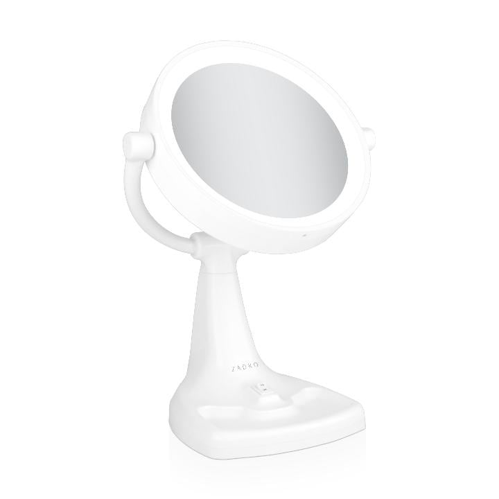 Zadro Max Bright Lighted Makeup Mirror w Magnification Storage Tray 10X 1X Bed Bath Beyond 9988703