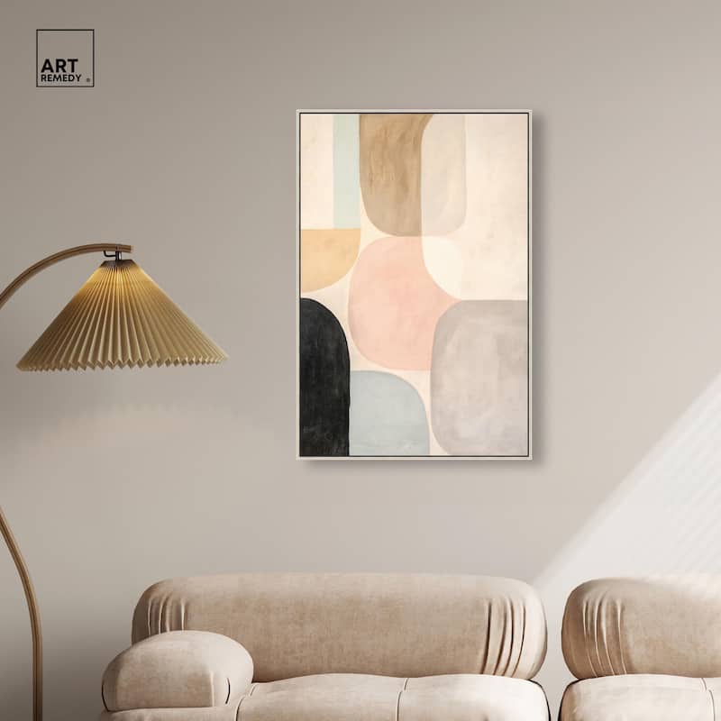 Soft Cubism II Canvas by Art Remedy