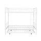 preview thumbnail 16 of 15, Industrial Modern Full over Full Metal Bunk Bed with Trundle, Save Space or Split Into 2 Beds, Crafted For Safety, White