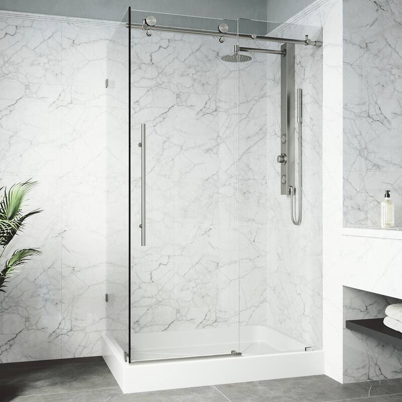 VIGO Elan E-Class Frameless Sliding Shower Enclosure