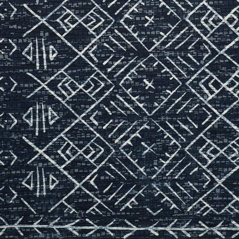 HomeRoots Abstract Geometric Casual Rectangle Area Rug - 5' X 7'