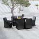 Option Black 55.1" x 27.6" x 29.1" 7-Piece