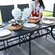 preview thumbnail 2 of 20, PURPLE LEAF Outdoor Patio Dining Set Folding Chairs And Table