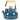 1.5 Quart Tea Kettle With Fold Down Handle in Blue